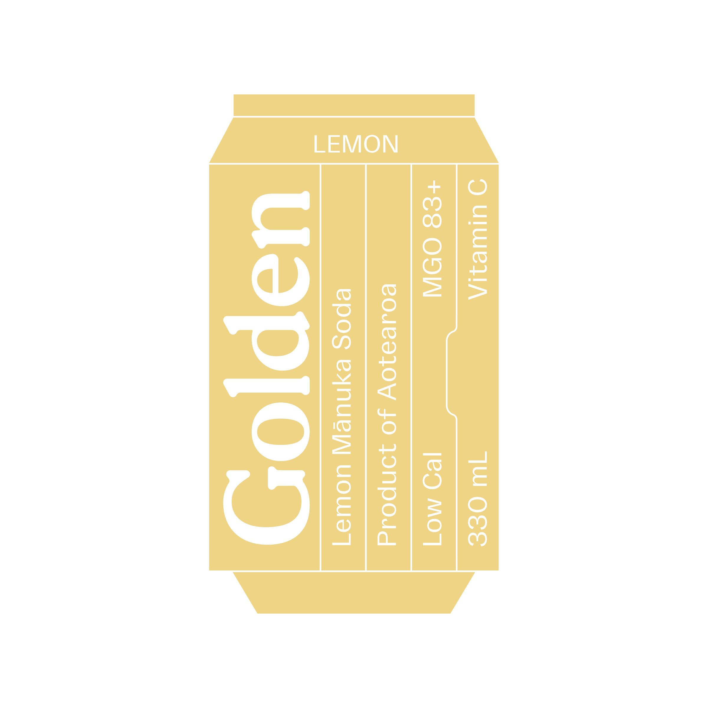 Low-Cal Lemon Mānuka Soda 330 mL x 24