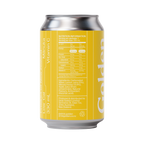 Can of Golden Manuka Lemon with a yellow label on white background